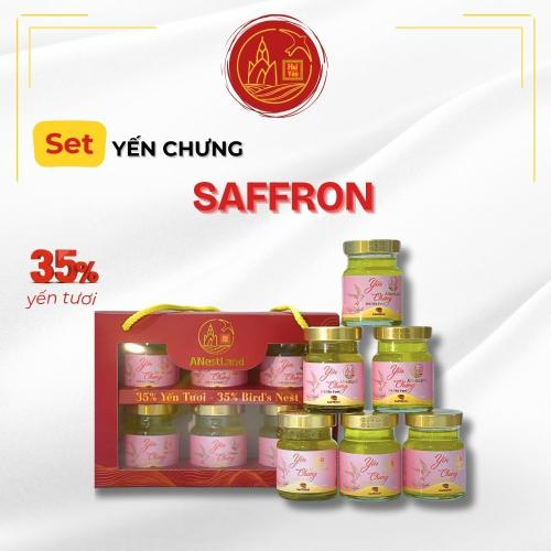 Set Yến Chưng Saffron 6 Hũ